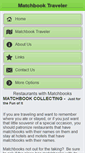 Mobile Screenshot of matchbooktraveler.com